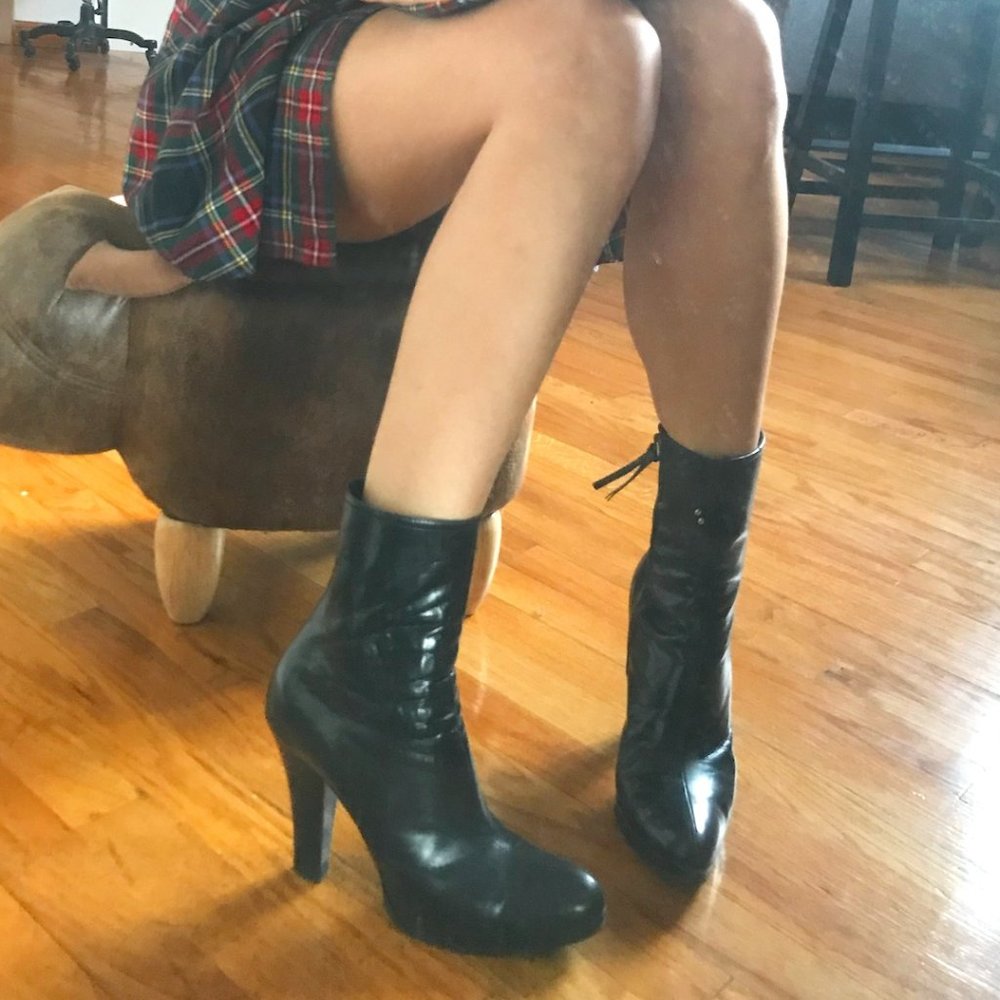 Miu Miu_Closet Staple Classic Black Booties